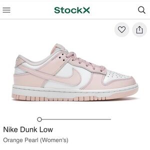 Nike Women's Sneakers - Pink and White